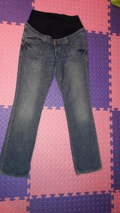 Spodnie ciążowe, jeansowe h&m, 42/44