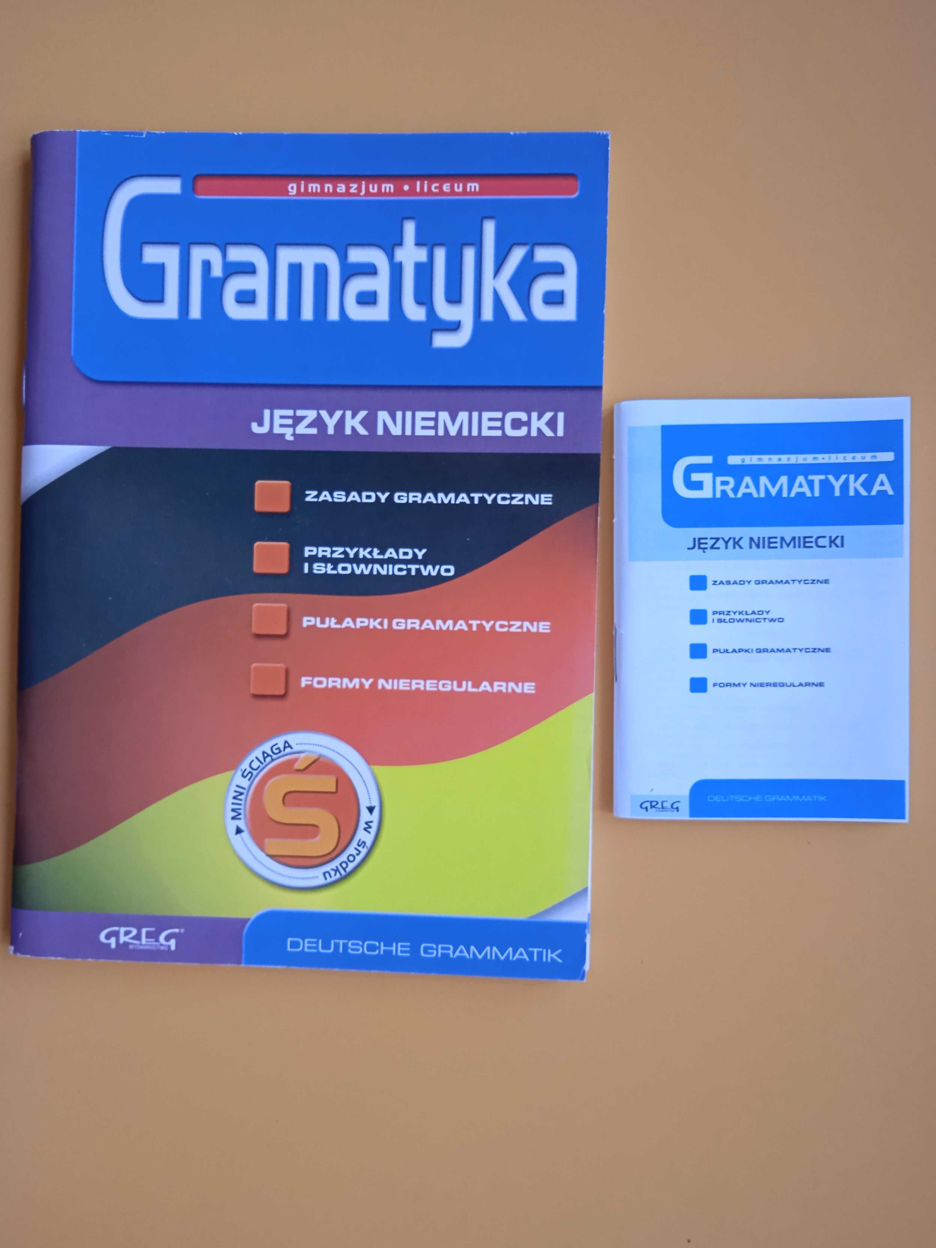 Gramatyka. Język niemiecki. Wydawnictwo Greg