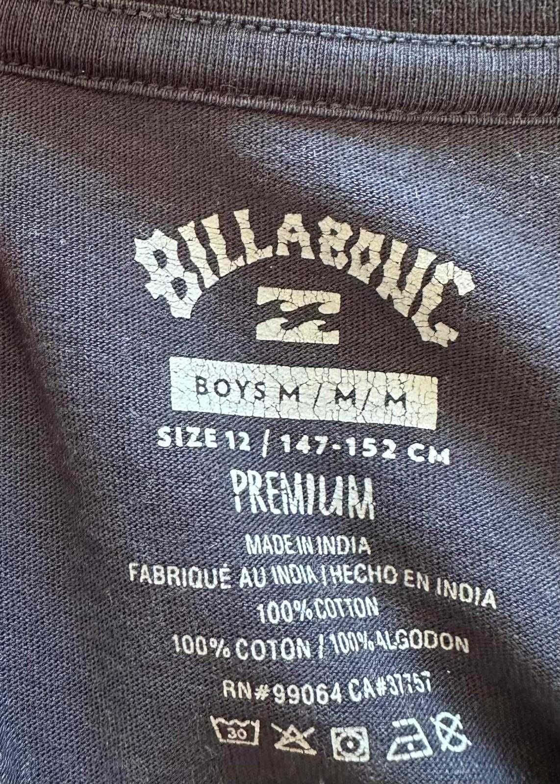 t-shirt bilabong preta tamanho 12