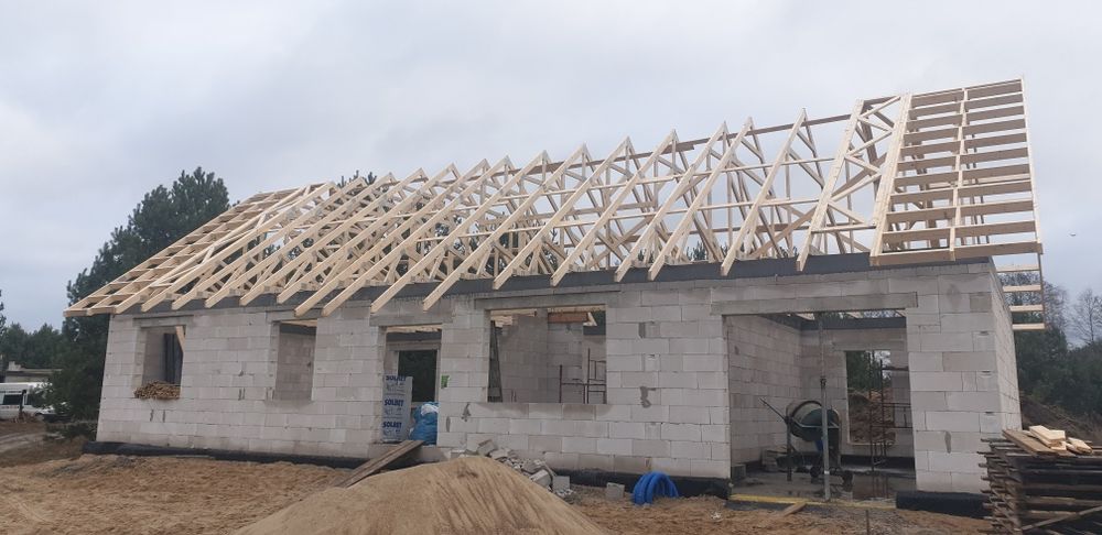 Usługi budowlane  Budowy domów , hal itp.