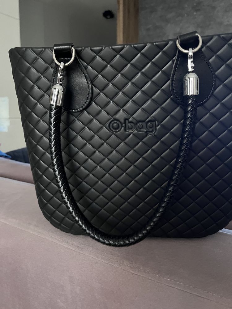 Obag mini pikowana czarna