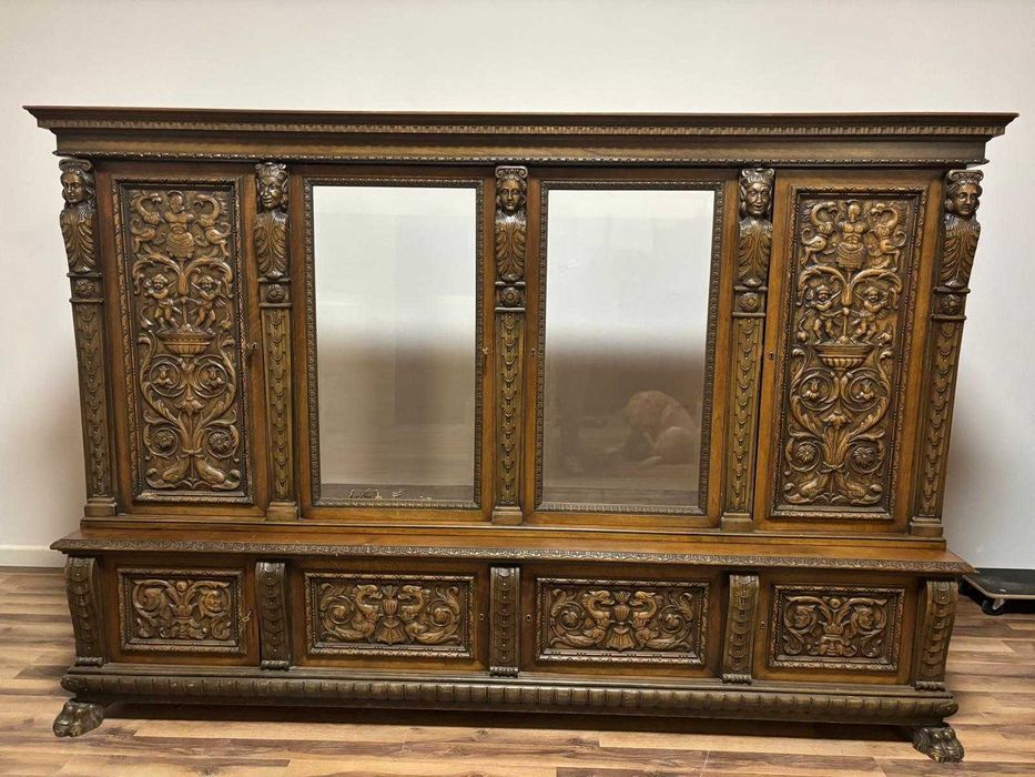 Komplet mebli gabinet Antyk Lwie łapy