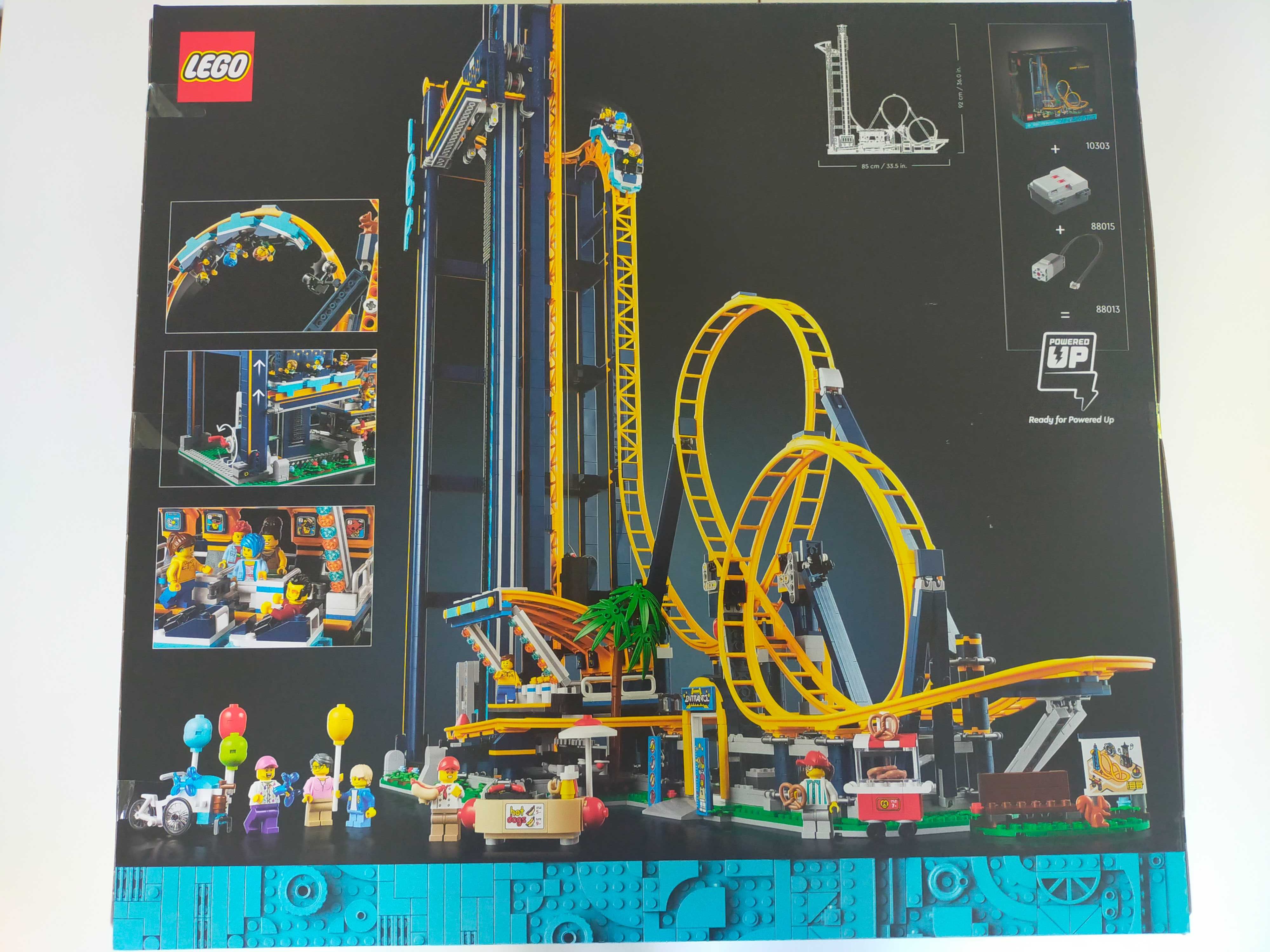 Lego 10303 Icons Creator Expert Kolejka Górska z Petlami Loop Coaster