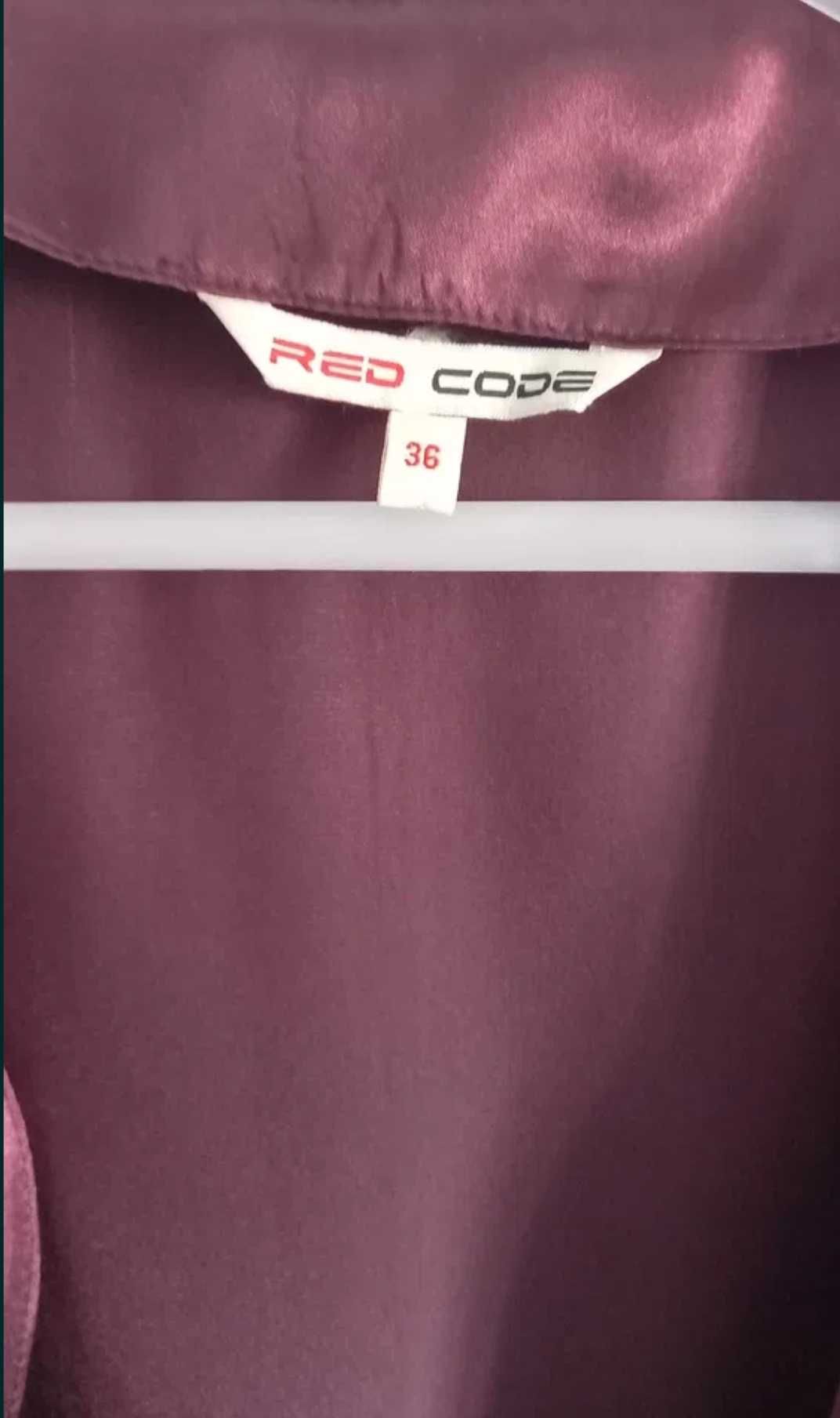 Robe de verão acetinado bordeaux - 36 - Red Code