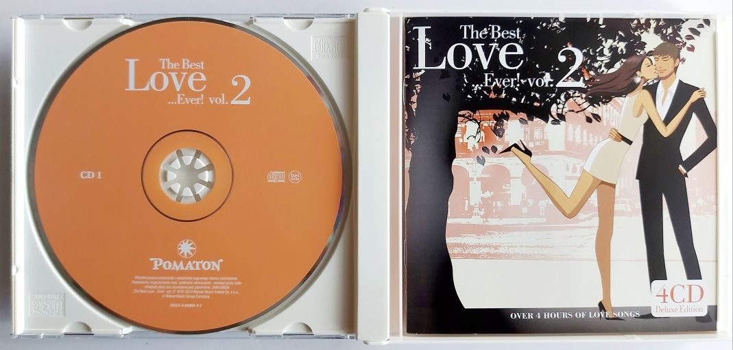 The Best Love...Ever vol.2 4CD Box 2014r Shakira A-HA Lobo Coldplay