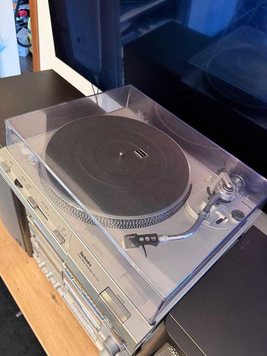 Zestaw składanka TECHNICS srebrny winyl CD kaseta GRUNDIG box 1000