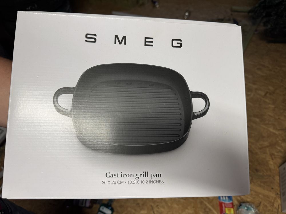Smeg Patelnia zeliwna grill