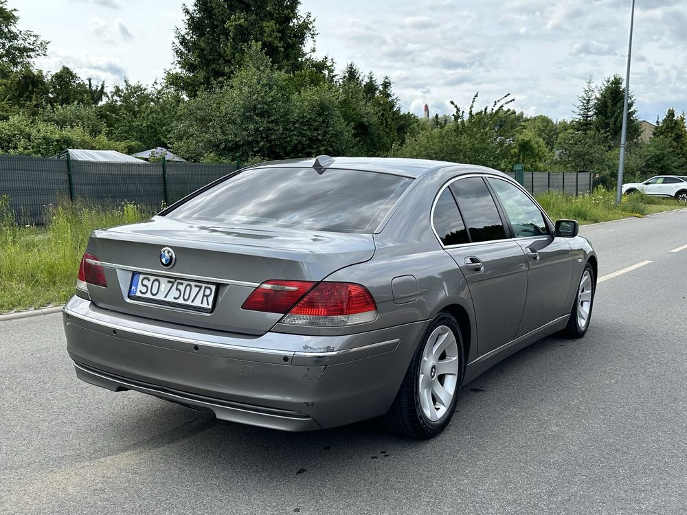BMW E65 3.0d 231km, 2005r LIFT, Szyberdach, Czarna Skóra
