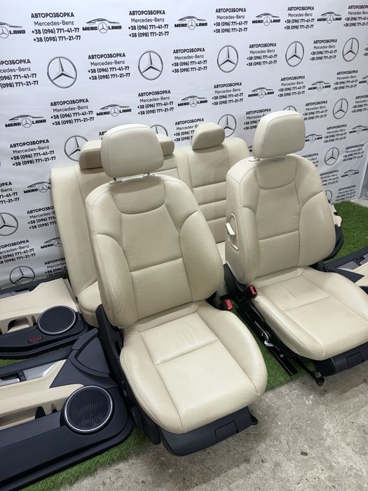 W204 салон сидіння кожа amg амг Mercedes Авторозборка