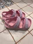 Crocs crocsy sandały dziewczęce różowe lawendowe C10; 27-28 UE