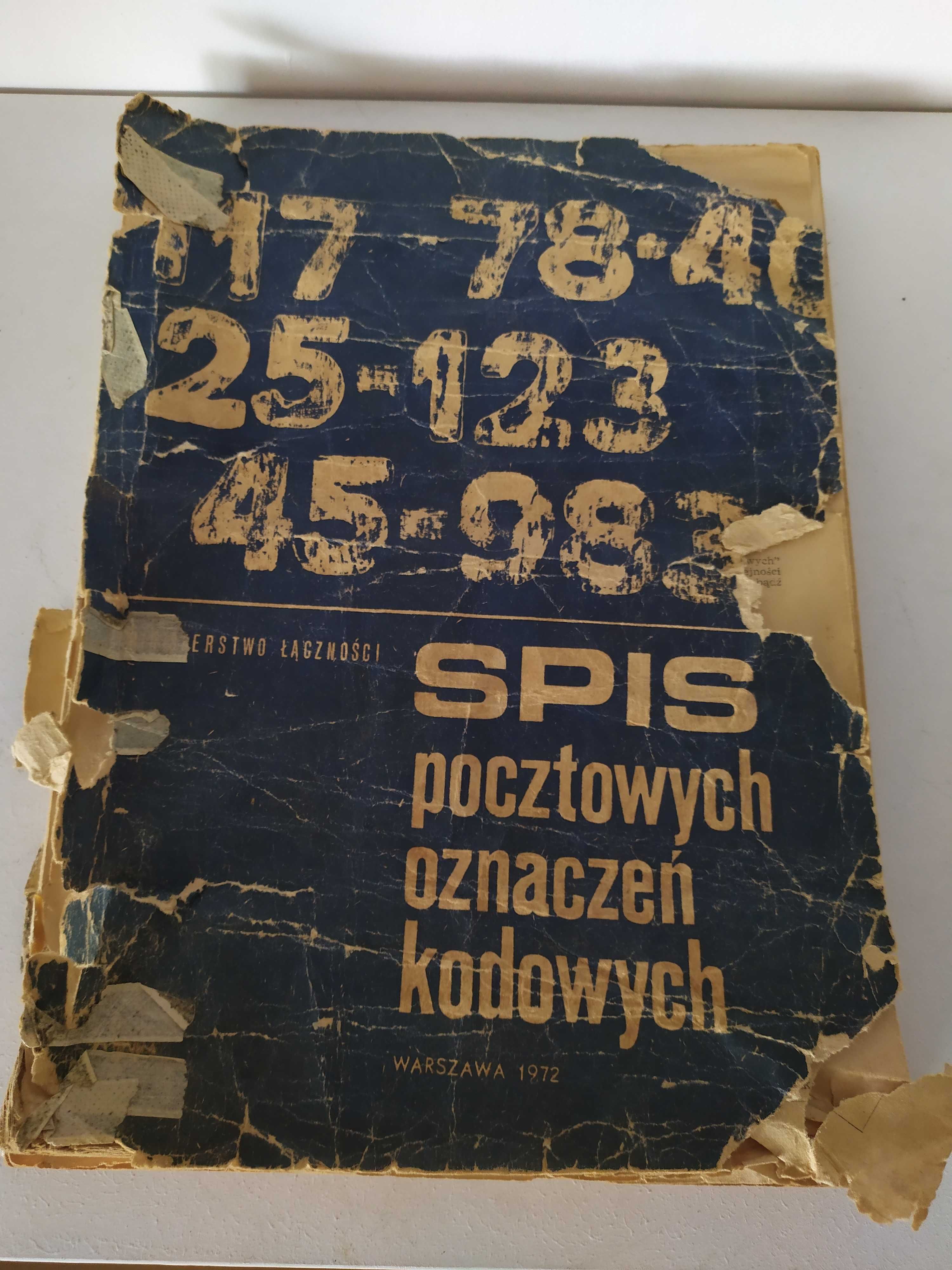 Spis pocztowych oznaczeń kodowych Warszawa 1972, Pamiątka PRL