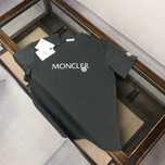 Moncler koszulka polo ciemnoniebieska.