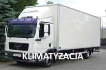 MAN TGL12.220 Euro 5 kontener 19 palet winda klapa Sprowdzony  Man TGL 12.220 Euro5 kontener 19p. winda klapa poduszki sprowadzony