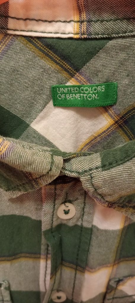 Koszula w kratę United Colors of Benetton