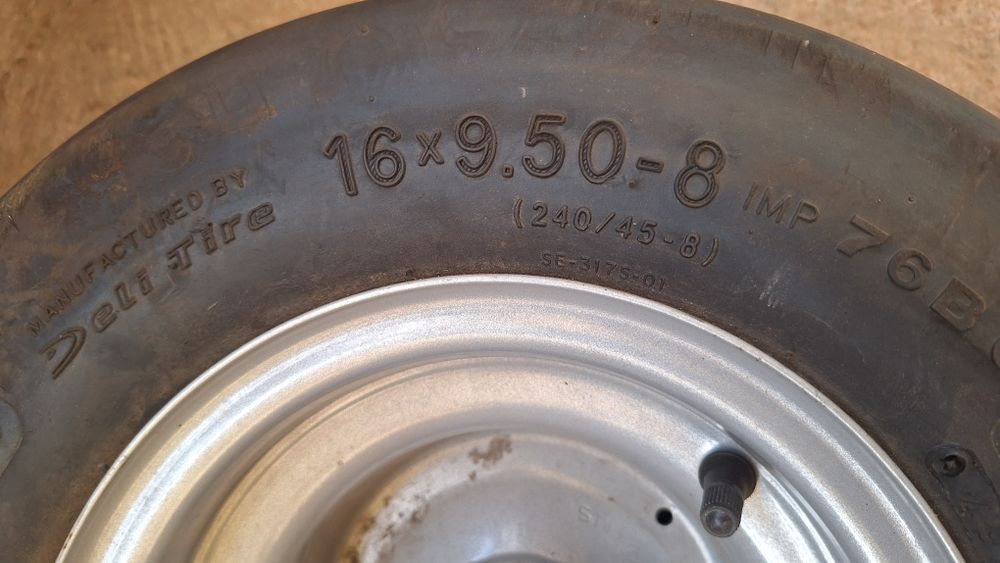 Kpl. Koła 16x9,5-8  Krone Class Pottinger podbieracz