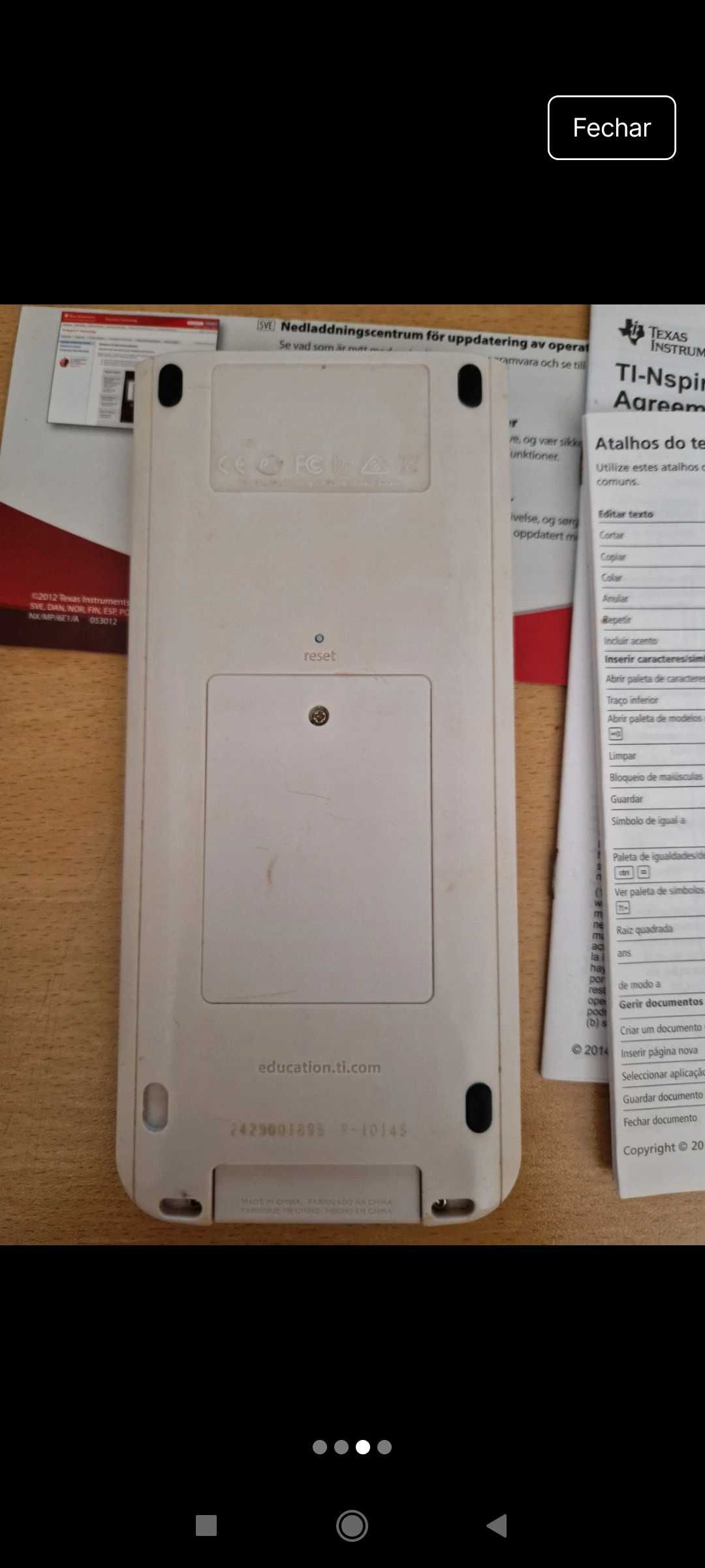 Calculadora gráfica ti nspire CX