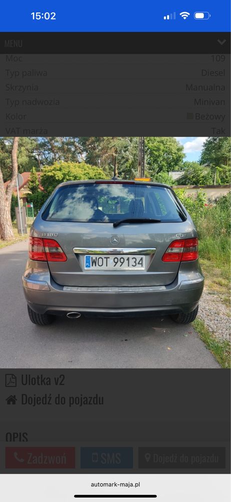 Mercedes-Benz B180 CDI *2010 rok* manual, diesel – zadbany! Okazja