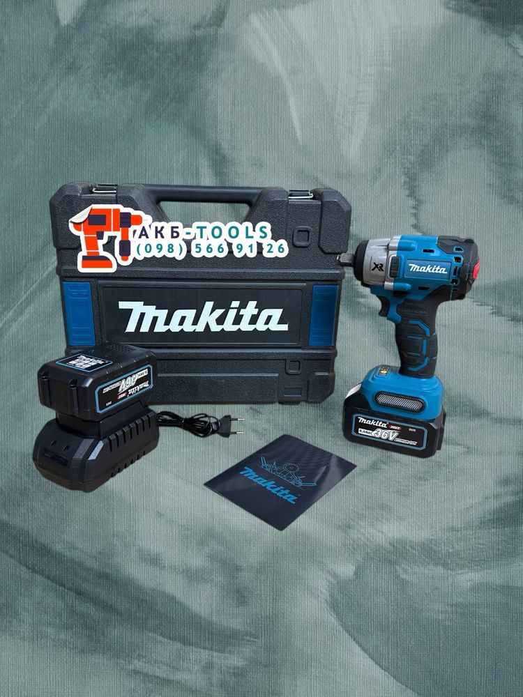 Акумуляторний Гайковерт Makita DTW650BL з набором розходніка 650Nm 36V