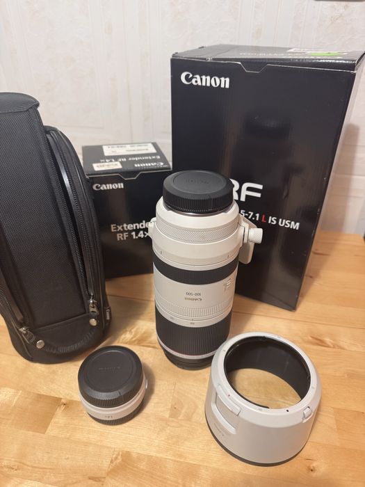 Canon rf 100-500mm + 1.4x extensor
