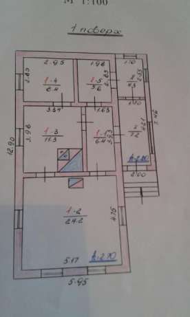 Цегляний будинок - Львівська обл. Бродівський рн. с. Лугове вул.Бузов