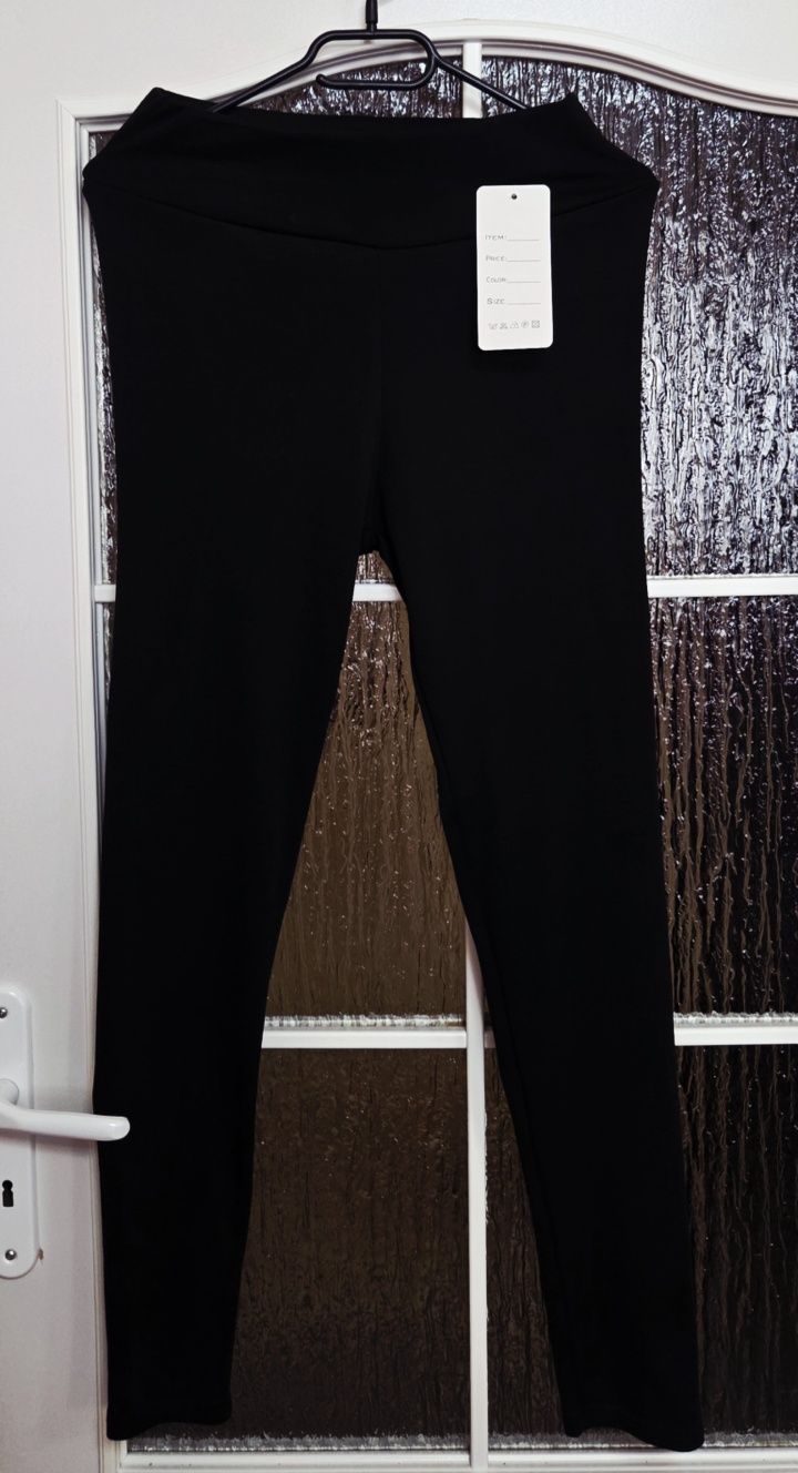 Legginsy Damskie Czarne S/M 39
