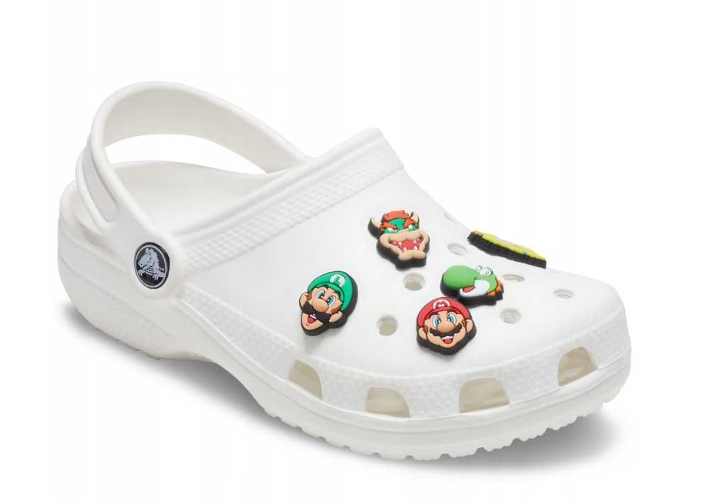 Przypinki do butów Crocs Mario