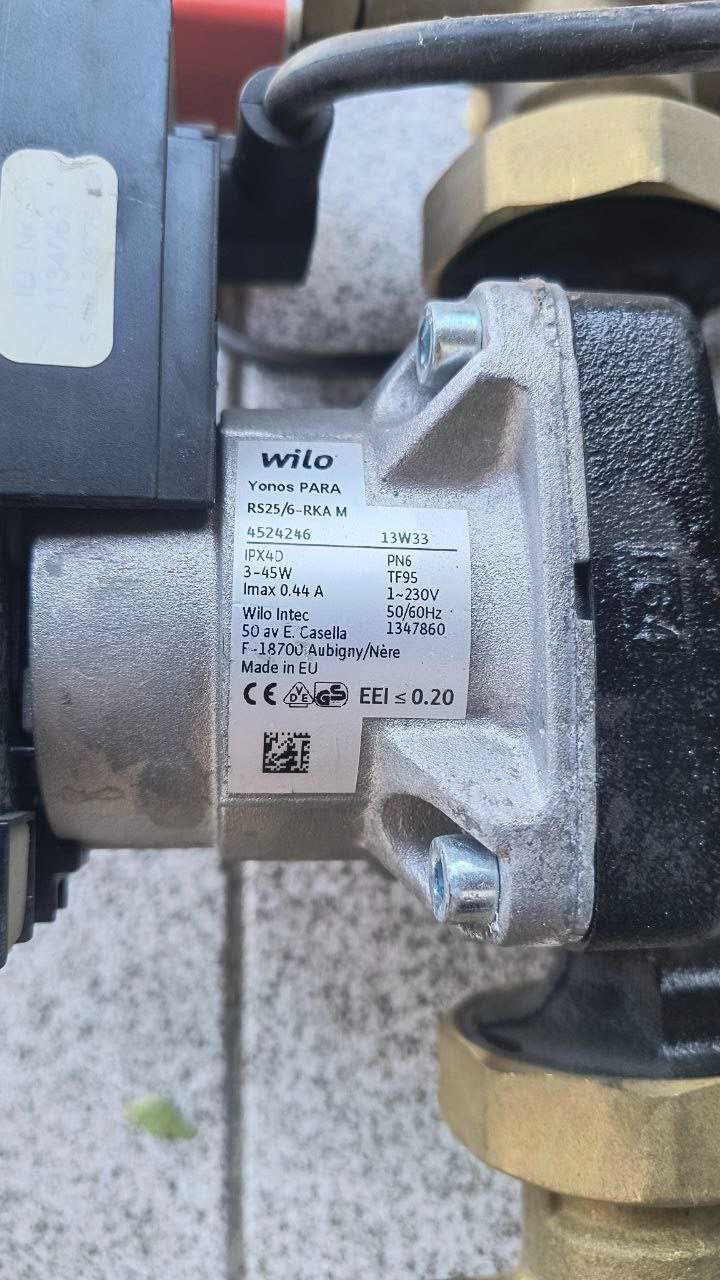 Насос циркуляційний оригінал WILO (сірий) YONOS PARA RS 25/6-RKA