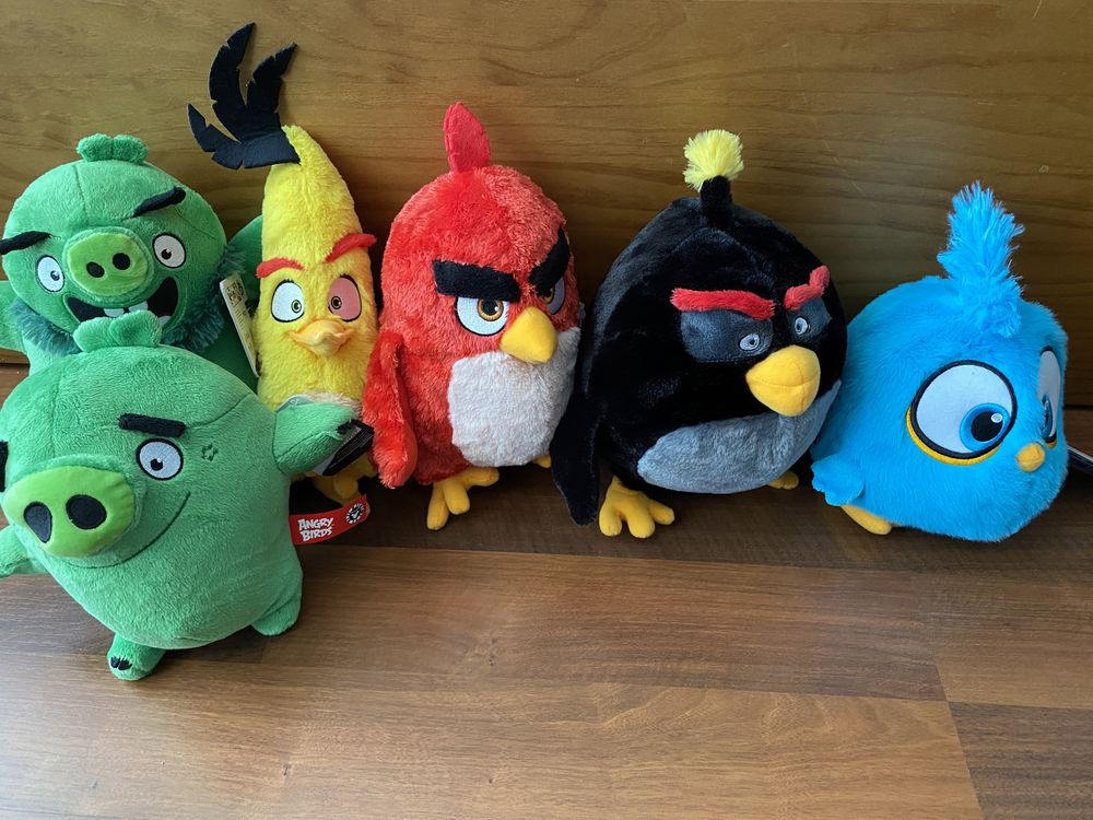 Angry Birds 2 - Coleção 6 peluches