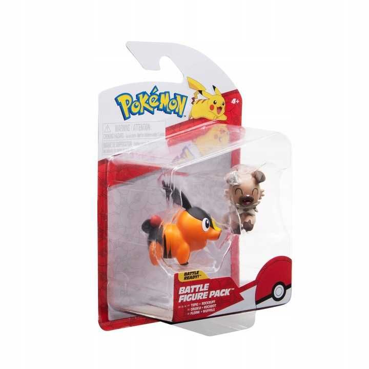 POKEMON BATTLE figurka kolekcjonerska TEPIG + ROCKRUFF