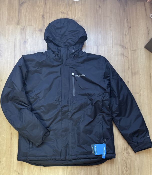 Куртка чоловіча зимова чорна Columbia