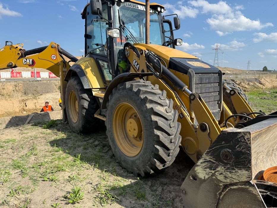 Caterpillar 444  Salon Polska Pierwszy właściciel , jeden operator