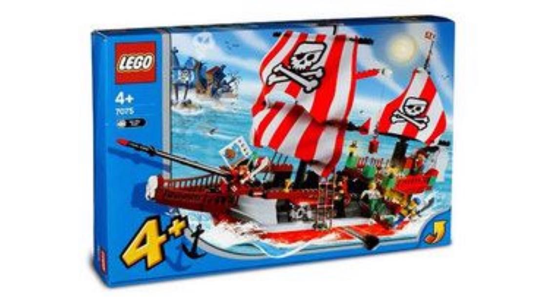 LEGO® 7075 Pirates - Statek piracki Kapitana Czerwonobrodego