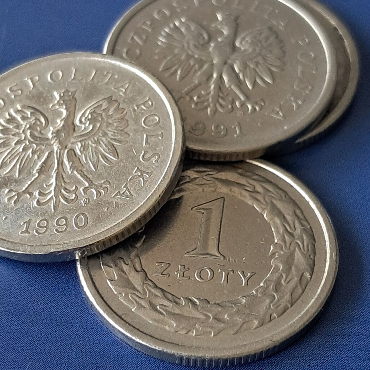 1990 1 złoty  Rzeczpospolita Polska 6 monet z początku serii