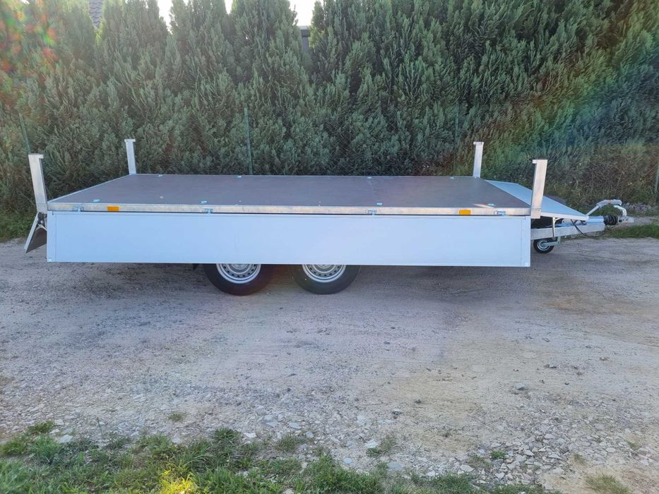 Przyczepa samochodowa SIDECAR 400x186 DMC 2000 kg - Producent