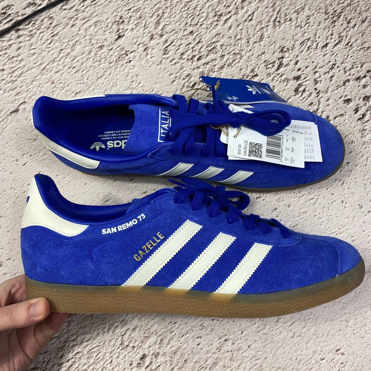 оригінал нові чоловічі кеди 2024 adidas gazelle Italy originals