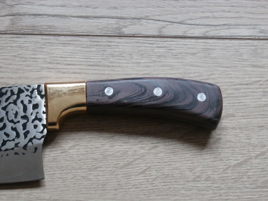 Ніж-сікач Santoku Сантоку для мяса,риби,овочів,зелені,нож-топорик 30см