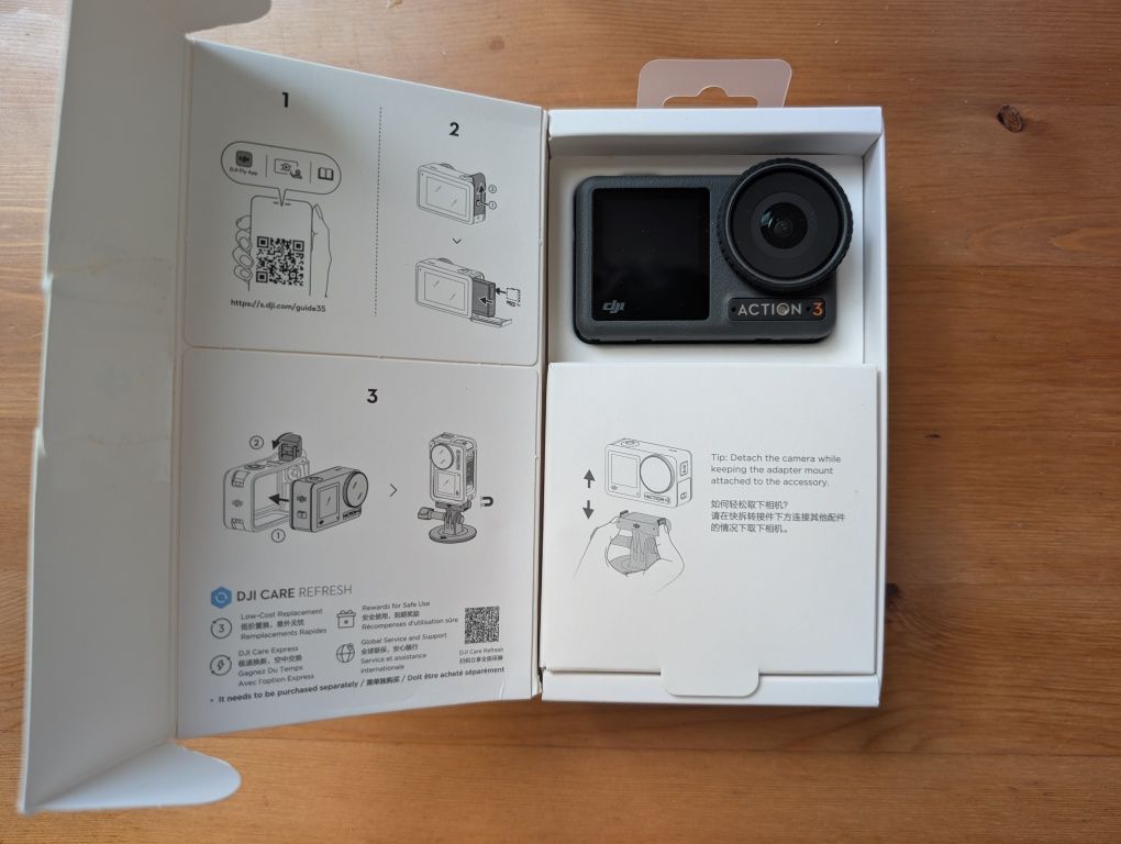 Kamera sportowa DJI Osmo Action 3 Standard Combo , 2 lata gwarancji
