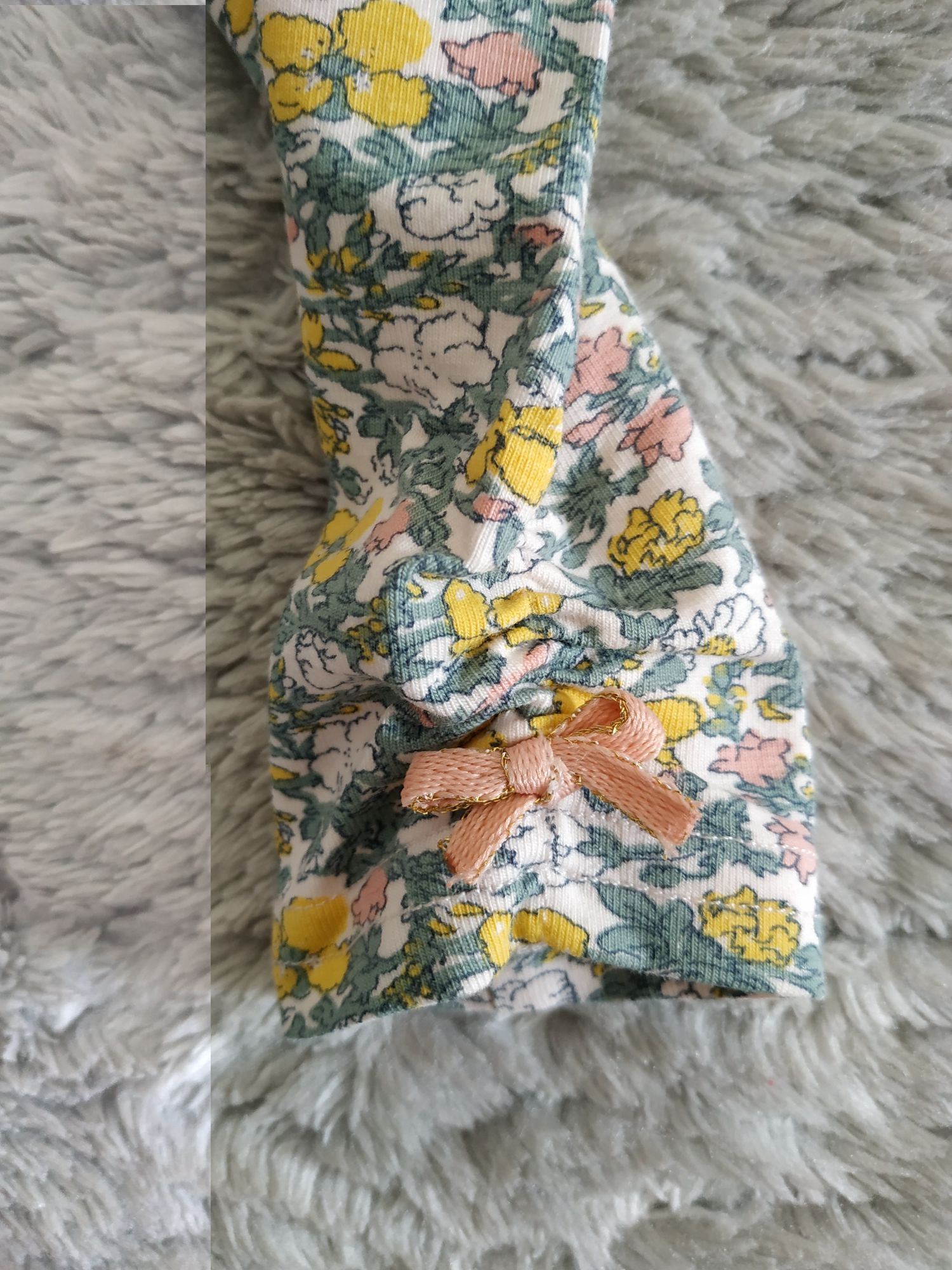 Legginsy dla dziewczynki/kwiatki/Coccodrillo/r.74