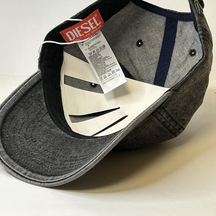 Кепка Diesel сіра котон