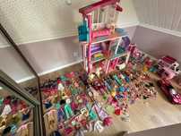 Domek Barbie dream House duzy camper ogromny zesstaw