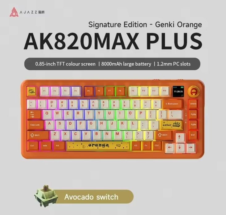 Ігрова бездротова клавіатура Ak820 max plus