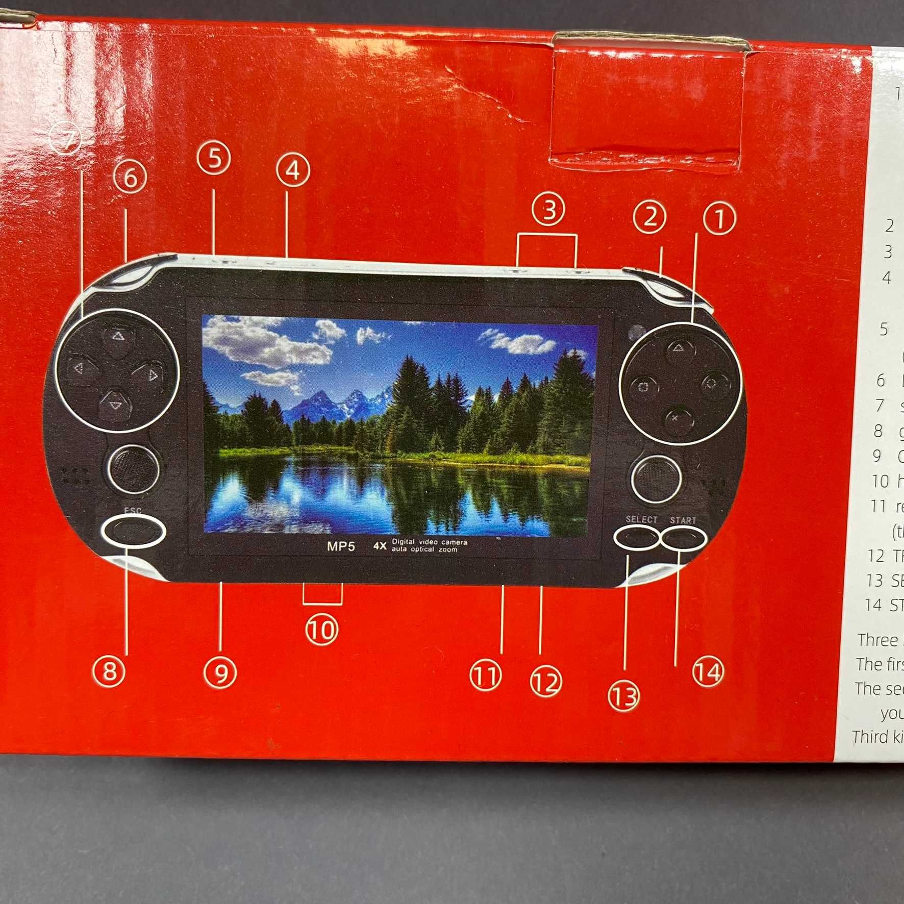 Портативная игровая консоль PSP X7 Plus 5"1 8GB 10000 ігор MP5