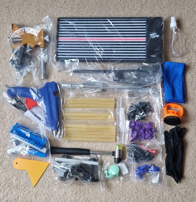 Zestaw PDR do usuwania wgnieceń wgniotek dołków w karoserii prezent