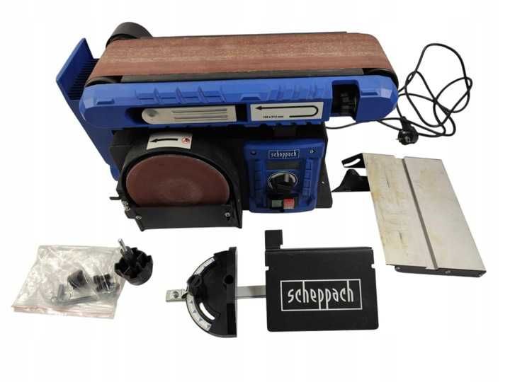 Szlifierka taśmowo - tarczowa Scheppach 370W BTS800