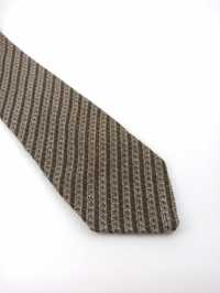 Wełniany jedwabny krawat w paski