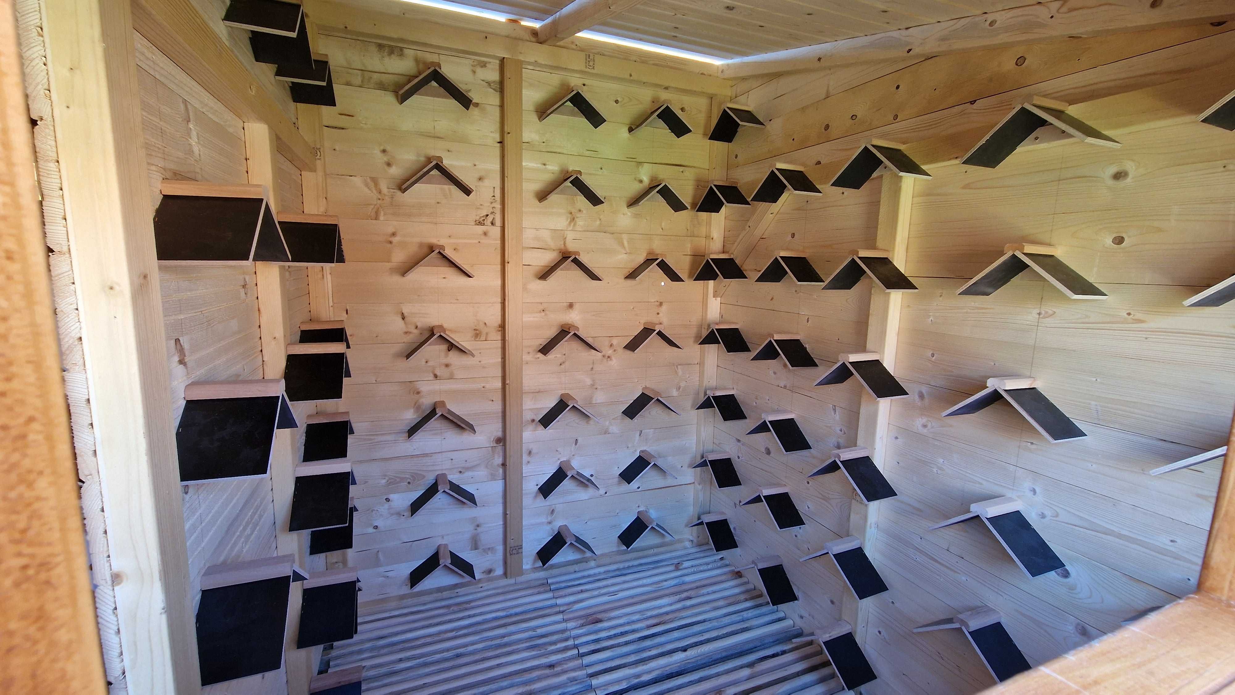 Gołębnik 5x2m  z wolierą 5x2m Cena z MONTAŻEM