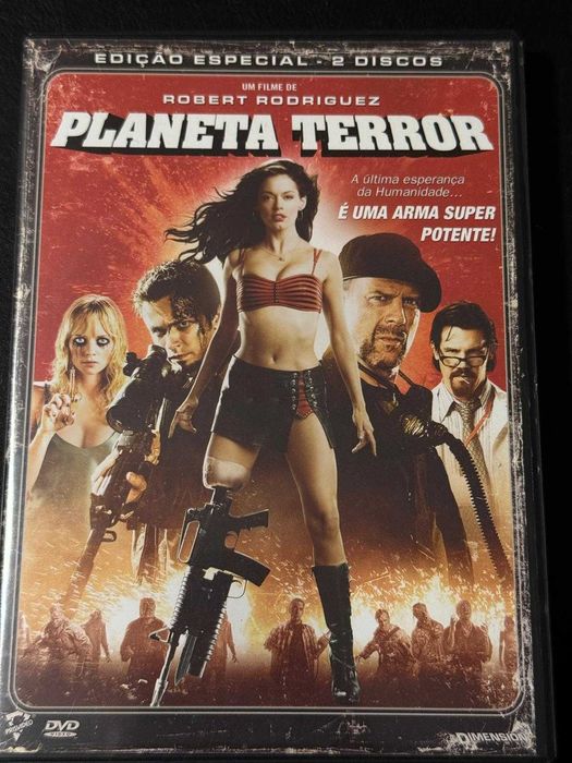 2 DVD do filme Planeta Terror, edição especial