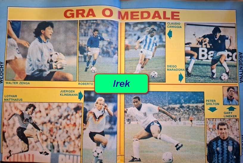 Miesięcznik "Piłka Nożna - Magazyn" - rocznik 1990