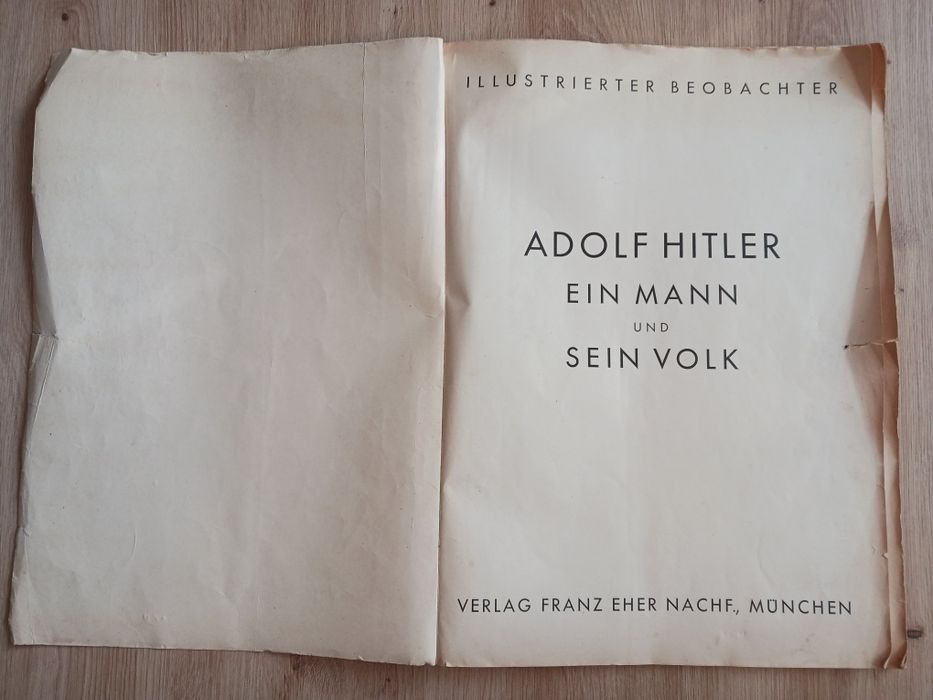 Niemiecka fotoksiążka Adolf Hitler EIN MANN UND SEIN VOLK