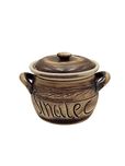 Gliniany Pojemnik na Smalec 800 ml  Ceramiczny Pojemnik na Smalec